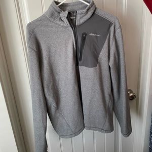 L Eddie Bauer/ FIRST ASCENT quarter-zip jacket